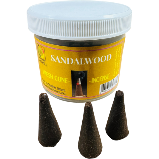 Sandalwood Cone Incense (4 Jars) @ $2.99/each