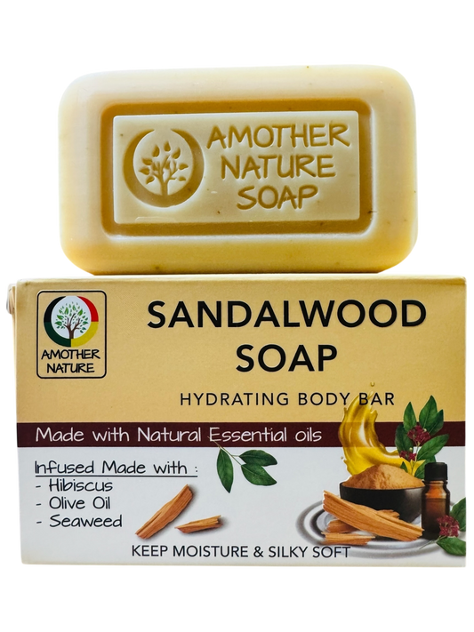 Sandalwood Soap -Hydrating Body Bar -(6 Pieces)