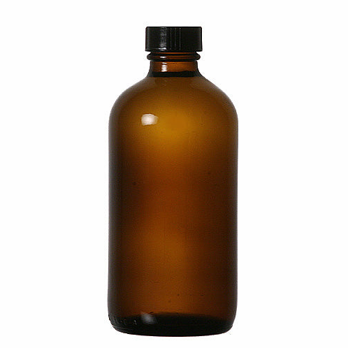 4 oz Boston Round Bottle Amber