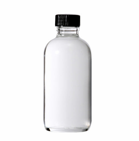 4 oz Boston Round Bottle Clear