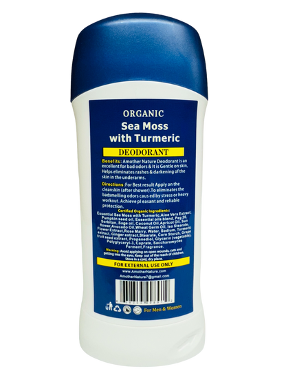 Sea Moss With Turmeric Deodorant Organic- (6 Pieces) @ $3.50/each