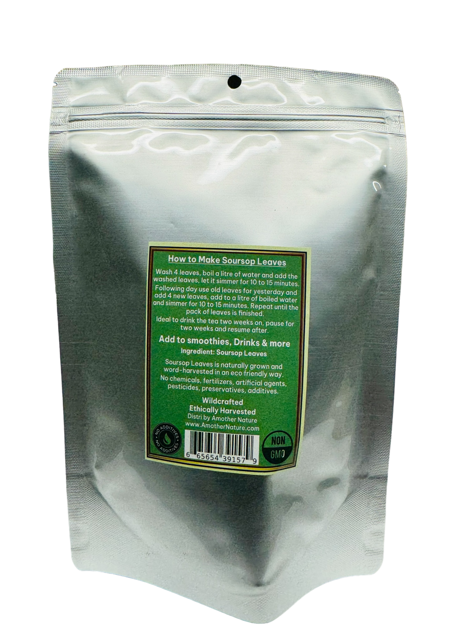 Organic Soursop Leaves - 4 Bags @ $5.50/each