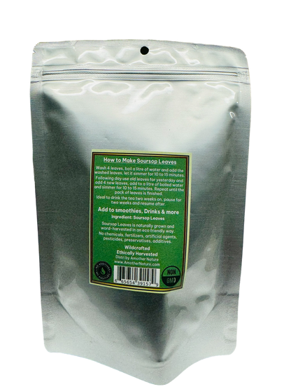 Organic Soursop Leaves - 4 Bags @ $5.50/each
