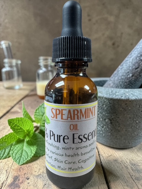 Spearmint Essential Oil 1 oz size -(4 Pieces) @ $5.99/each