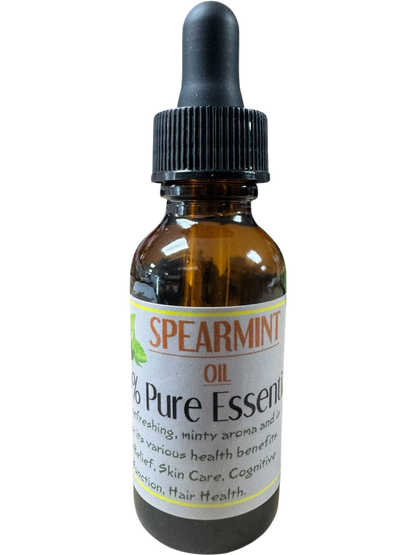 Spearmint Essential Oil 1 oz size -(4 Pieces) @ $5.99/each