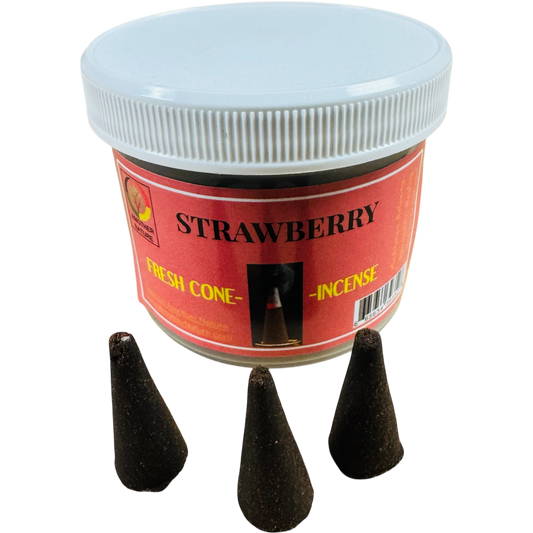 Strawberry Cone Incense (4 Jars) @ $2.99/each