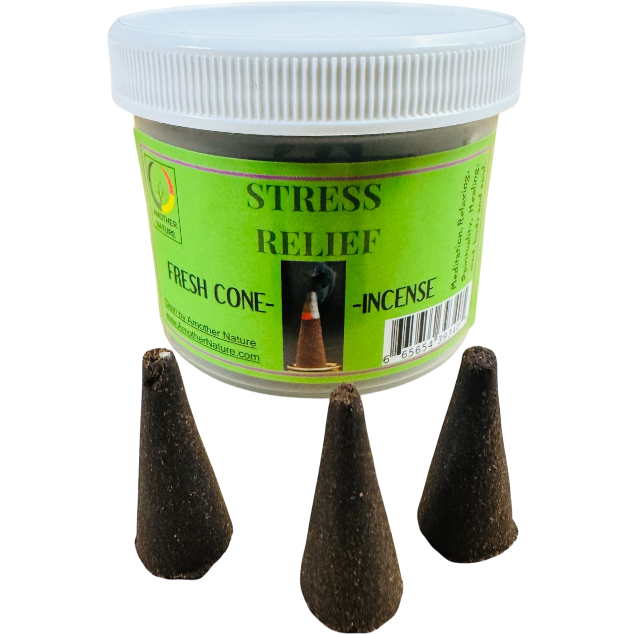 Stress Relief Cone Incense (4 Jars) @ $2.99/each