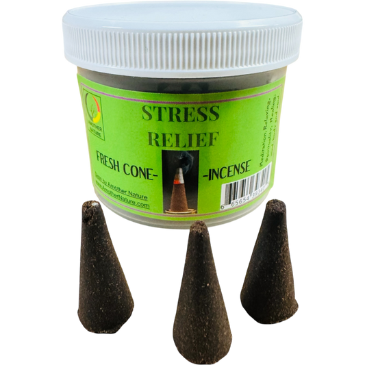 Stress Relief Cone Incense (4 Jars) @ $2.99/each