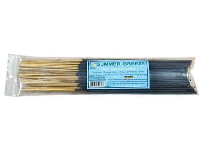Summer Breeze Incense -Fresh Hand Made (85-100 Sticks per Pack)- (4 Packs) @ $2.99/pack