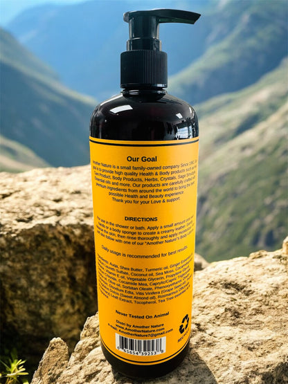 Turmeric & Sea Moss -Body Wash Infuse with Ginger Essential oil -(6 Pieces) @ $4.75/each
