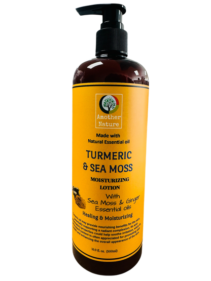 Turmeric & Sea Moss -Body Lotion Infuse with Ginger Essential Oil -(6 Pieces) @ $4.75/each