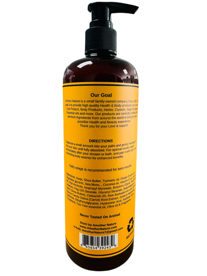 Turmeric & Sea Moss -Body Lotion Infuse with Ginger Essential Oil -(6 Pieces) @ $4.75/each