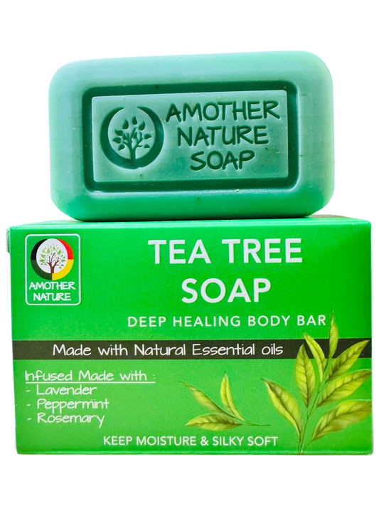 Tea Tree Soap -Deep Healing Body Bar -(6 Pieces)