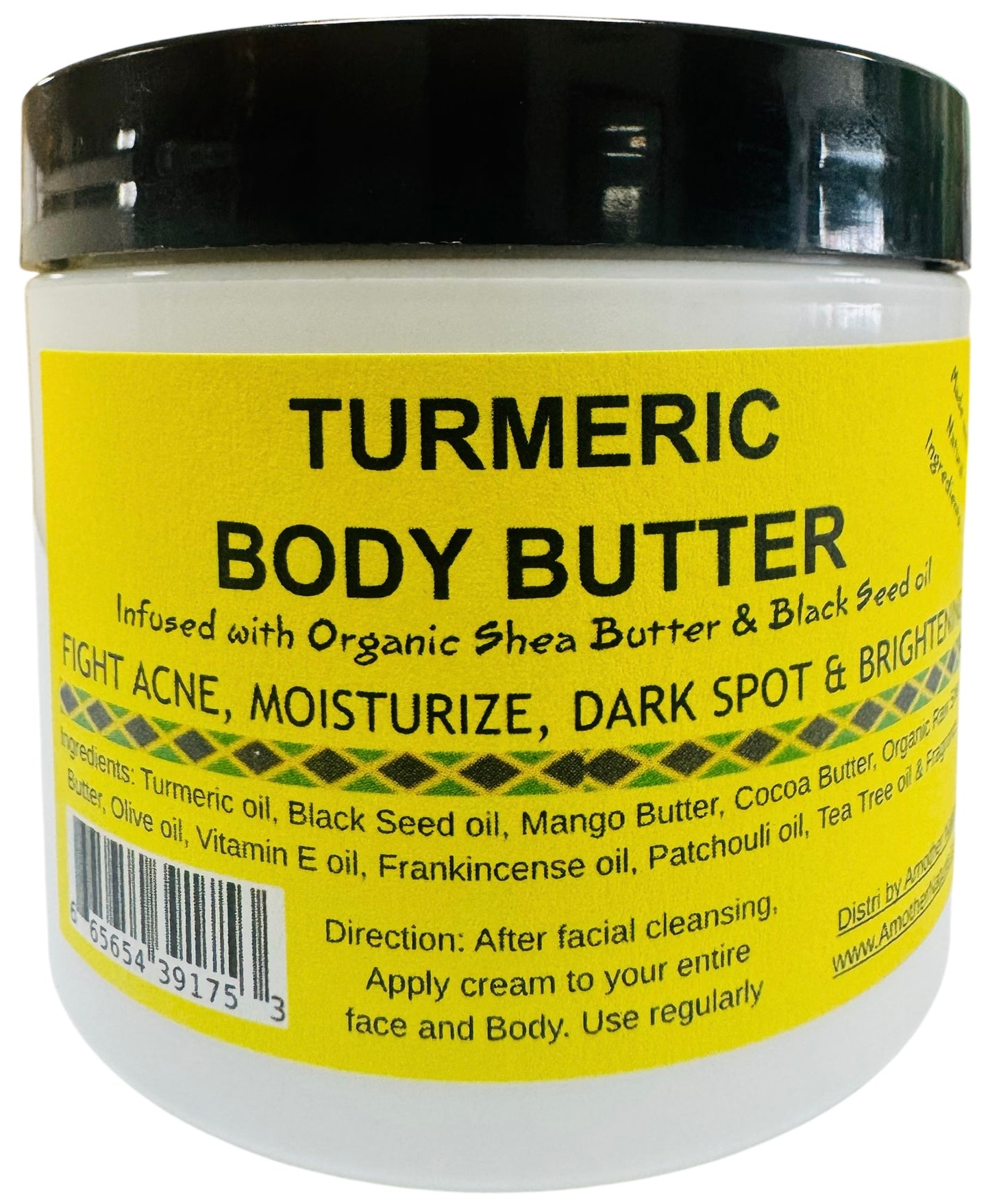 Turmeric -Organic Shea Butter Whipped -(6 Pieces) @ $4.75/each