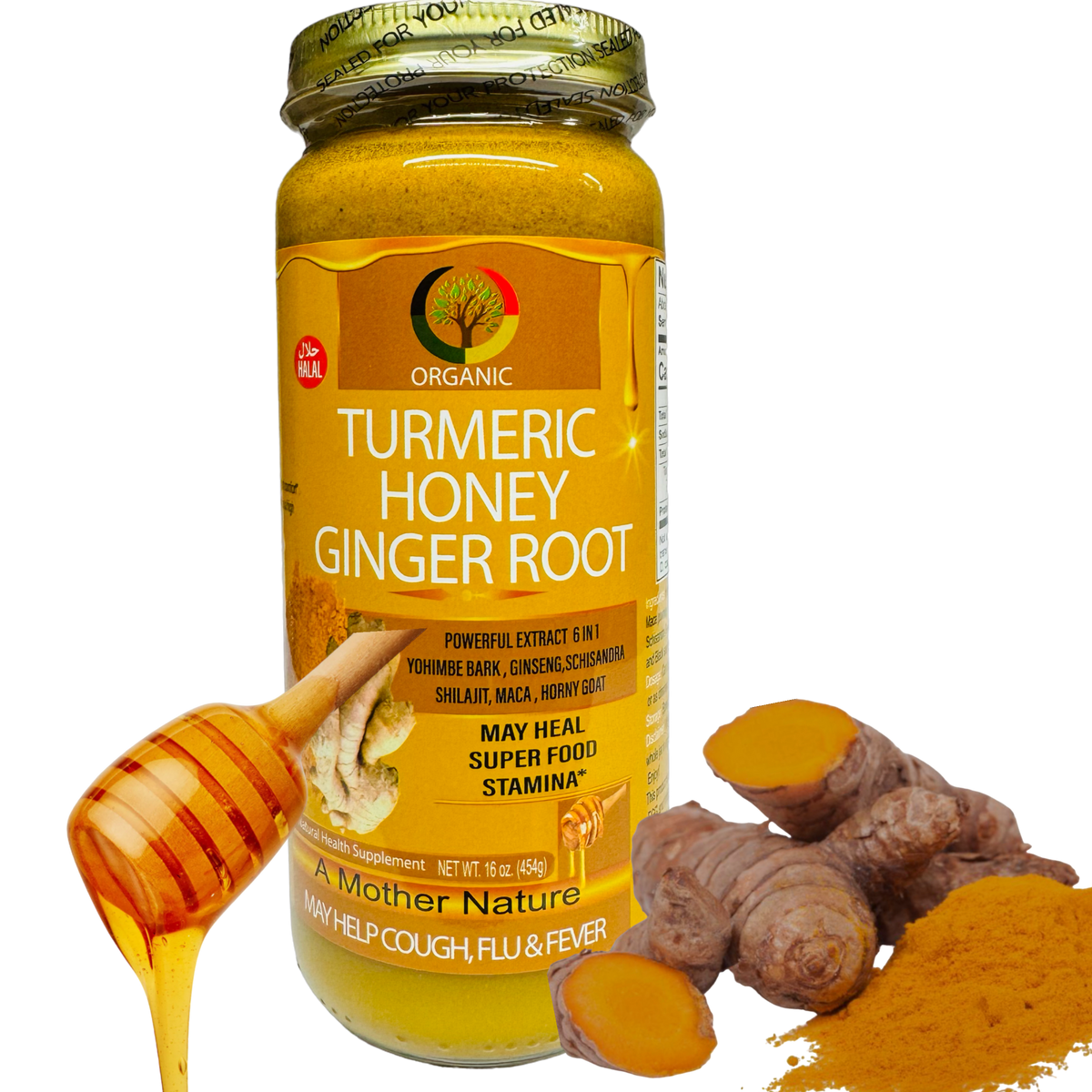 Turmeric Honey Ginger Root