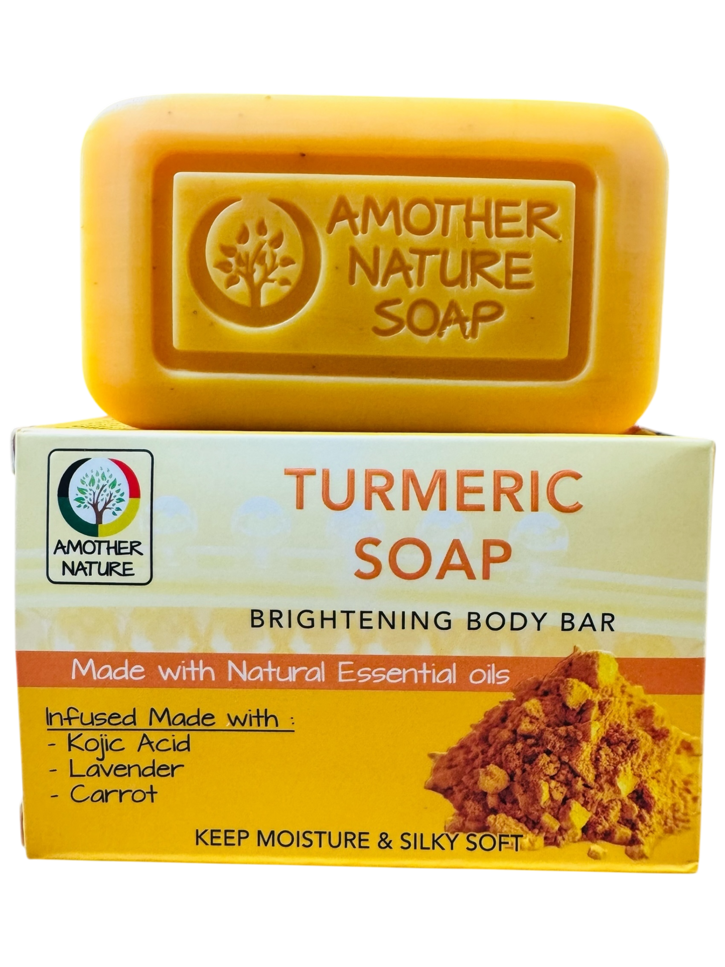 Turmeric Soap -Brightening Body Bar -(6 Pieces)