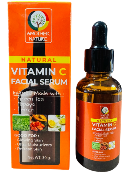 Vitamin C Facial Serum -Infuse with Green Tea, Lemon & Papaya -(6 Pieces) @ $4.75/each