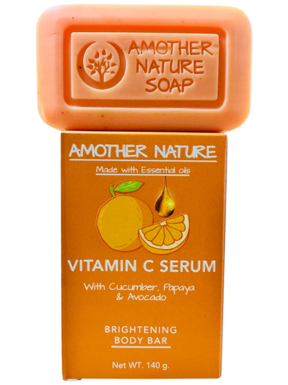 Vitamin C Serum Soap -Brightening Body Bar -(6 Pieces)