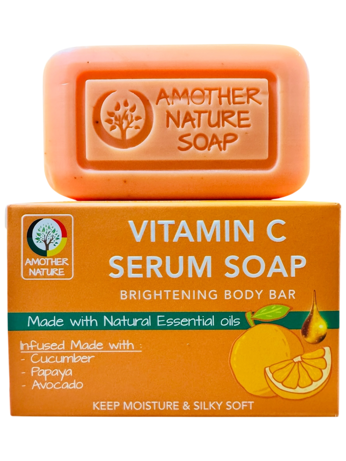 Vitamin C Serum Soap -Brightening Body Bar -(6 Pieces)