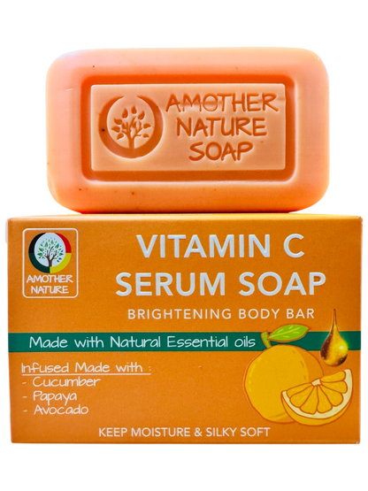 Vitamin C Serum Soap -Brightening Body Bar -(6 Pieces)