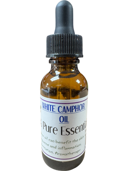 White Camphor Essential Oil 1 oz size -(4 Pieces) @ $3.90/each