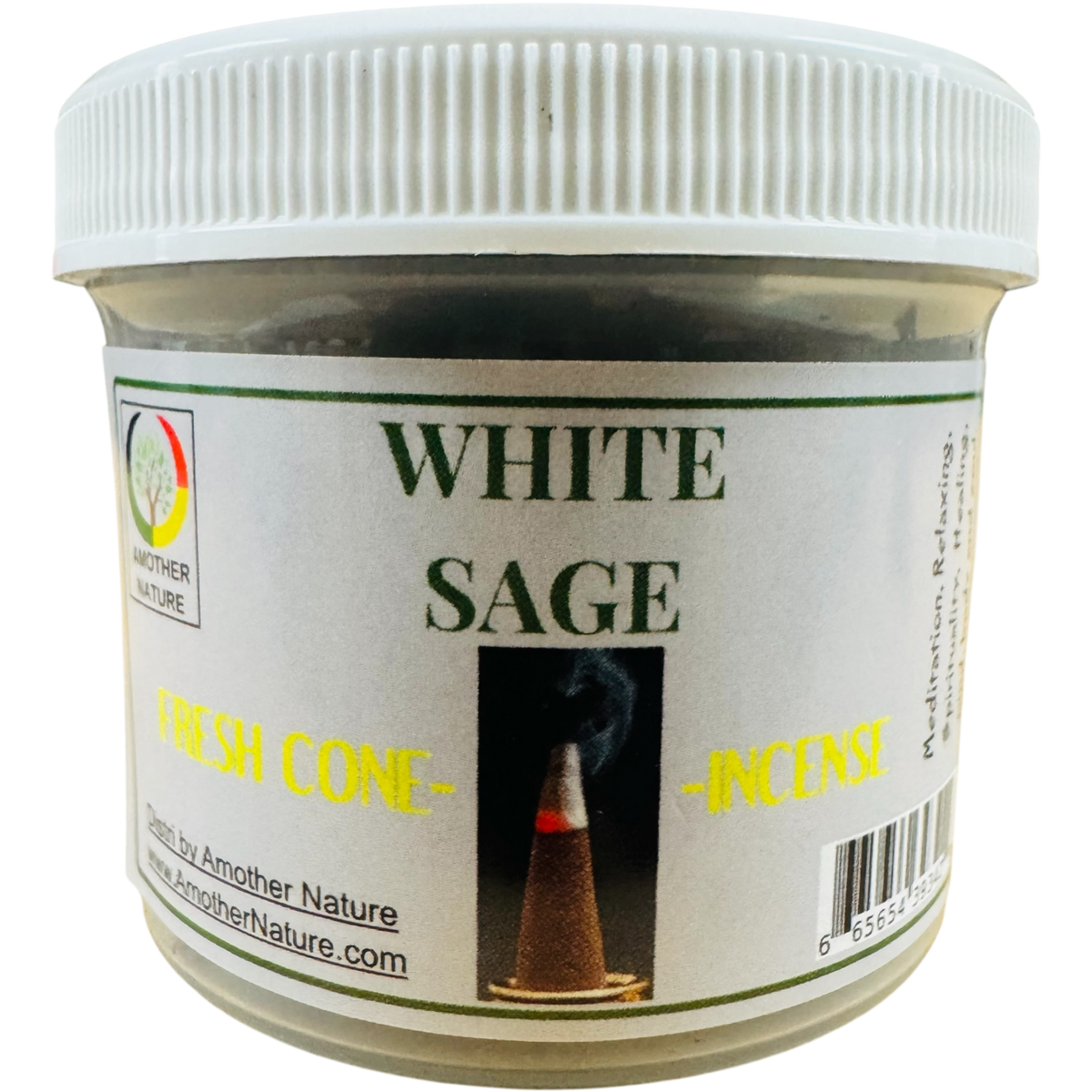 White Sage Cone Incense (4 Jars) @ $2.99/each