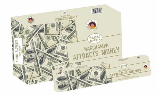Attracts Money Incense (12 Packs per Box)