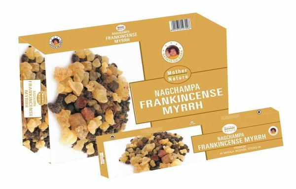 Frankincense & Myrrh Incense (12 Packs per Box)
